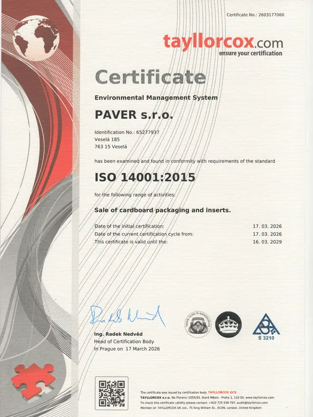 ISO 14001:2015 - Environmental management system